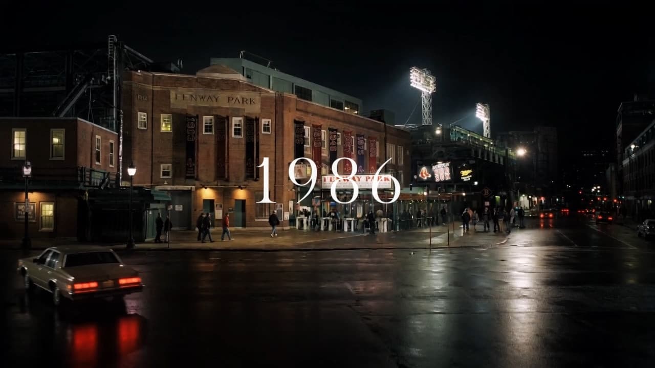 A ballpark facade at night, from The lookalike
