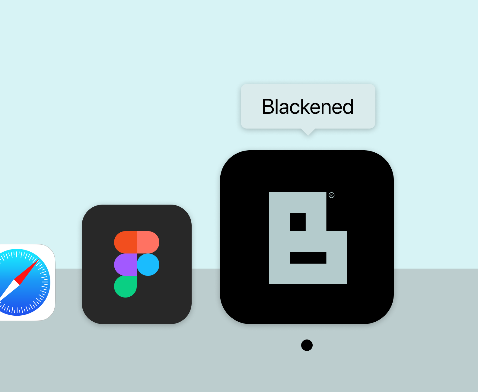 Blackened — design detail