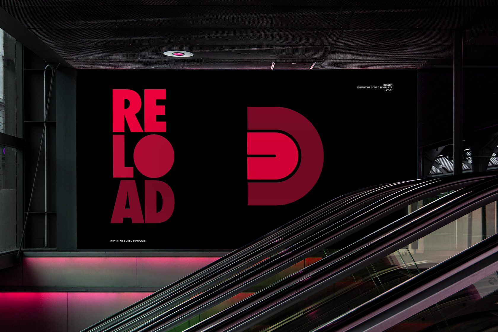 Reload — identity showcase
